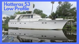 EP 63 Hatteras 53 Low Profile Motor Yacht 1974 [upl. by Eveam893]