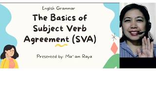 THE BASICS OF SUBJECT VERB AGREEMENT [upl. by Eerol956]