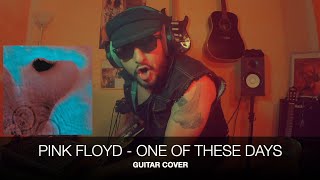 Pink Floyd  One Of These Days  Guitar Cover Psychedelic Version  Andrew Squeezed Floyd [upl. by Yenttihw]