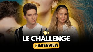 LINTERVIEW  Léquipe de LE CHALLENGE Jennifer Lawrence Andrew Barth Feldman amp Gene Stupnitsky [upl. by Dorreg]