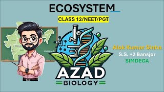 ECOSYSTEM CLASS 12 PART 1 [upl. by Kendre]