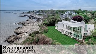 Video of 45 Littles Point Road  Swampscott Massachusetts waterfront real estate amp homes [upl. by Aenel]