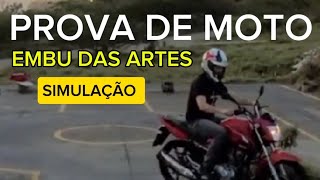 Prova de Moto Embu das Artes simulação [upl. by Kizzie]