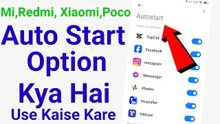 how to autostart an app in android  background autostart kya hota hai [upl. by Nileve]