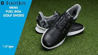 FootJoy Mens Fuel BOA Golf Shoes Overview by TGW [upl. by Enrichetta]