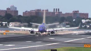 Planespotting at New York LaGuardia Airport LGA  Amazing Airplanes in New York City [upl. by Afrika]