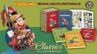 TOPOLINO E I CLASSICI DELLA LETTERATURA  Nuova uscita editoriale in edicola [upl. by Jaynell]