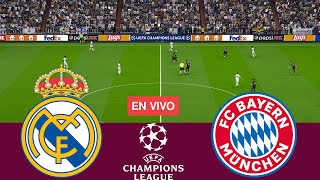 EN VIVO Real Madrid vs Bayern Múnich UEFA Champions League 2324 Partido Completo  Videojuegos [upl. by Allene]