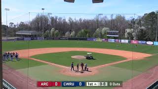 CWRU Baseball vs Arcadia [upl. by Sidnak]