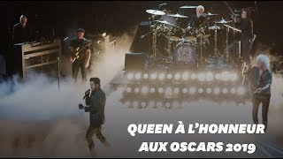 Aux Oscars 2019 Queen et Adam Lambert enflamment la salle [upl. by Tronna98]