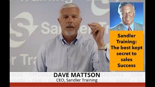 Sandler Training  The Best Kept Secret to Sales Success [upl. by Otrebogir]