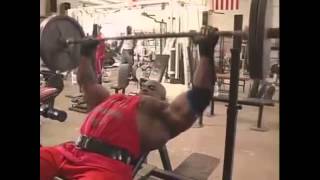 Ronnie Coleman chest workout [upl. by Ayalat180]