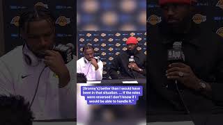 LeBron speaks on Bronnys NBA career thus far shorts [upl. by Eejan]