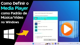 Como Definir o MEDIA PLAYER como Padrão de MúsicaVídeo no Windows [upl. by Lucine691]