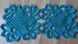 Amazing Crochet tablecloth Tutorial l Beautiful crochet Tablecloth l crochet pattern [upl. by Ahael]