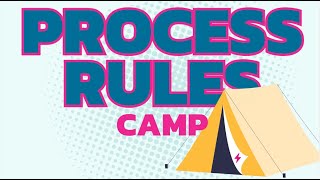 Process Rules Camp 🏕️ 111324 [upl. by Rocray]