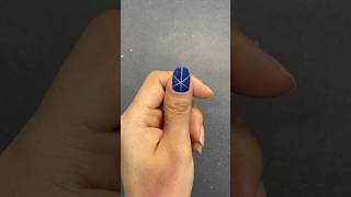 DIY striping tape nail art idea nailarttutorial tapenailart easynailart diynails newshortvideo [upl. by Fai]