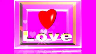 Background video animation I love Heart [upl. by Stew974]