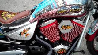 Strokers Dallas  Aztec Bolting Custom Bike [upl. by Mialliw666]