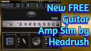 New FREE Guitar Amp Simulator by HeadRush  ReValver 5 VST Plugin  Review amp Demo [upl. by Kev202]