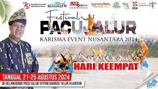 LIVE HARI EMPAT  EVENT NASIONAL FESTIVAL PACU JALUR TRADISIONAL TEPIAN NAROSA TELUK KUANTAN [upl. by Annaoy]