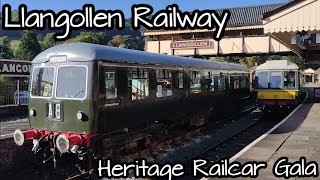 Llangollen Railway Heritage Railcar DMU Gala 08102022  Class 08 104 105 108 109 amp Observation Car [upl. by Marybella920]