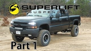 Project Midnight Silverado 2500HD Superlift 6quot Lift Install Part 1 Disassembly and Modifications [upl. by Florella]