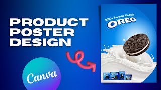 How to Create a Product Advertising Poster Design in Canva  Product Commercial Ad Poster Design [upl. by Mesics]