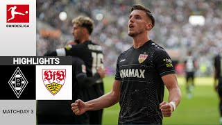 Borussia MGladbach  VfB Stuttgart 13  Zusammenfassung  Bundesliga 202425 [upl. by Nimra446]