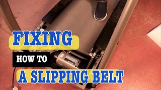 How To Fix A Slipping Treadmill Belt  Dont tighten your running belt Until [upl. by Sathrum]