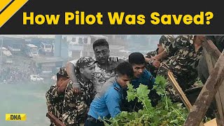 Nepal Plane Crash How Pilot Was Saved From The Crash  Kathmandu Airport [upl. by Melissa]