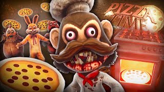 Working in a Dark Deception Themed Pizzeria  Pizza Time with Murder Monkeys Playthrough [upl. by Latsirk]