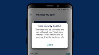 Royal Bank mobile app  lockunlock your credit card [upl. by Sulrac]