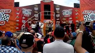 nascar fontana 2012 driver intros front row [upl. by Fitzger171]