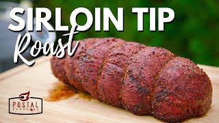 Smoked Sirloin Tip Roast Recipe  How to Cook Sirloin Tip on the BBQ [upl. by Uchish345]