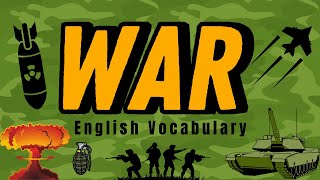 💥 🪖 War English Vocabulary 💣 Easy to Follow english englishvocabulary englishstream [upl. by Fong135]