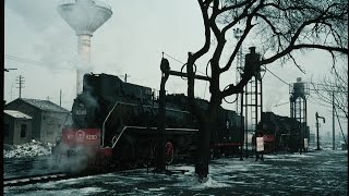 Chinese Steam Baotou Shed and Station Area 23 Jan 2001 [upl. by Howie]