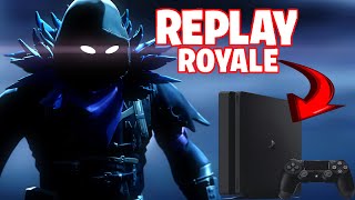 Como usar o MODO REPLAY no PS4 Fortnite 2024 [upl. by Standush]