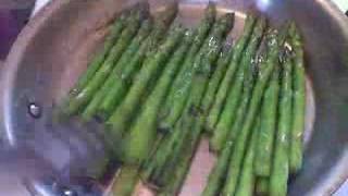 Panseared Asparagus with Lemon Balsamic and Parmesan [upl. by Mitchiner]