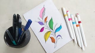 Mandala art  how to draw leaf  art shorts viral youtube short mandalaartforbeginners [upl. by Arlen154]