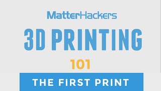 3D Printing 101 Getting Started with the First Print [upl. by Asirrac220]