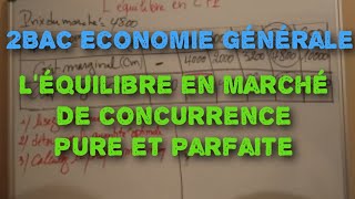 2BAC Économie générale  léquilibre en marché de CPP [upl. by Darrick]