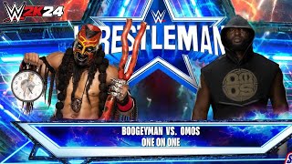 WWE 2K24  Boogeyman vs Omos  Wrestlemania [upl. by Sharyl975]