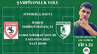 SAMSUNSPOR VS BODRUMSPOR MUĞLALI SPİKER FARKIYLA [upl. by Leonardi]