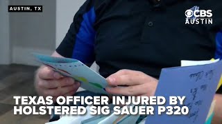 It happened again Texas officer injured by holstered SIG SAUER P320 [upl. by Padraig]