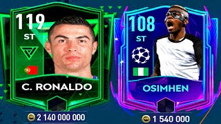 RONALDO СR7 VS OSIMHEN FIFA MOBILE CARDS COMPARSION [upl. by Nalhsa]