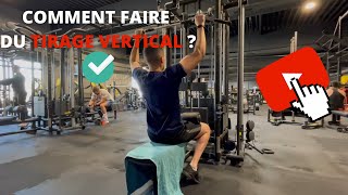 TUTO Muscler Son Dos  Tirage Vertical [upl. by Munafo]