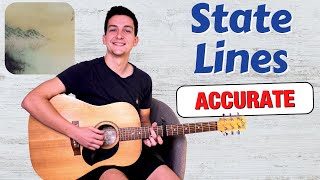 State Lines Novo Amor Guitar Lesson [upl. by Licha]