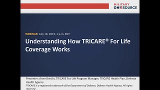 Understanding How TRICARE For Life Coverage Works [upl. by Yenohtna]