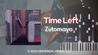 Chainsaw Man ED2 Time Left  Zutomayo  Anime Piano Arrangement [upl. by Iggy]